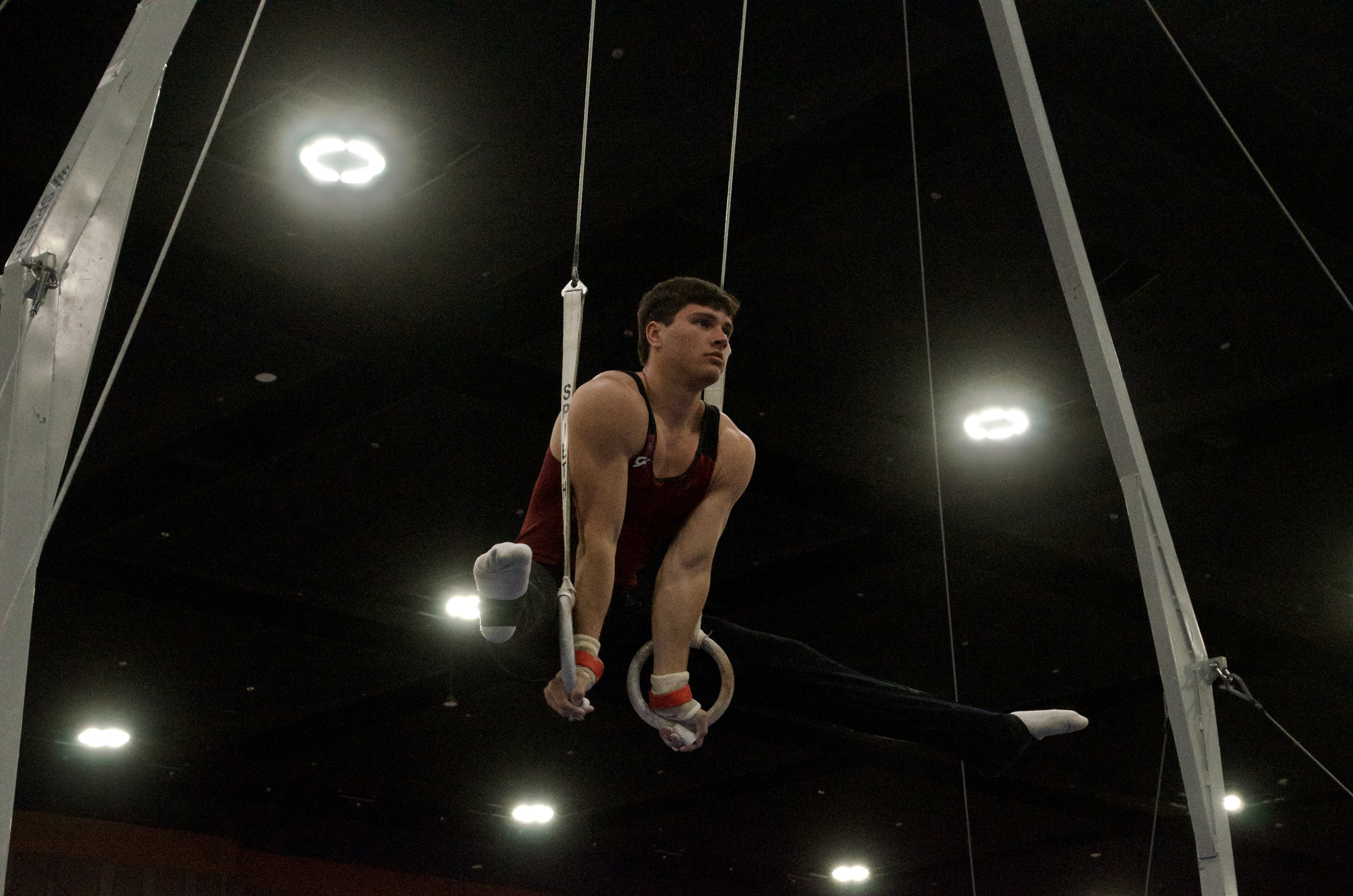 Gymnastics training
